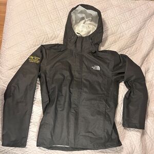 The North Face Men's M Medium DryVent Rain Jacket Gray Georgia Tech GT